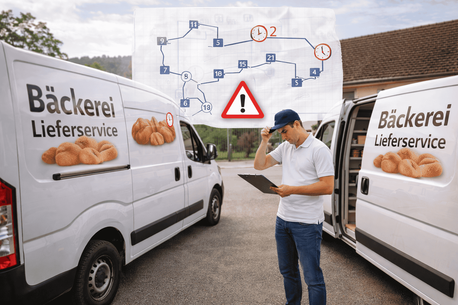 Wenn Fahrer ausfallen: Wie Verkaufstouren mit einer smarten Tourenplanung effizient bleiben
